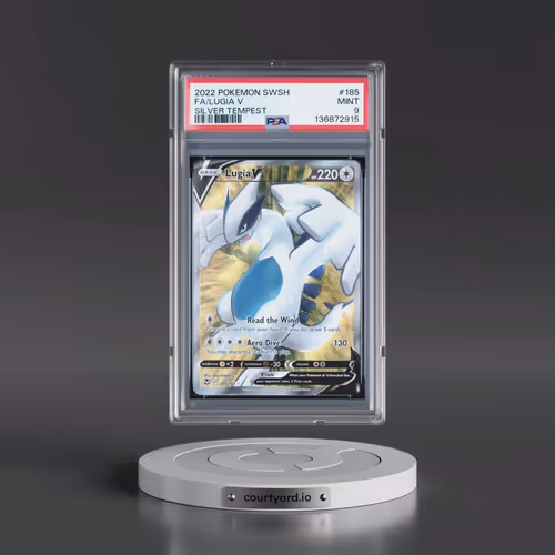 2022 Pokémon Sword & Shield Silver Tempest #185 Lugia V - Holo Full Art (PSA 9 MINT)