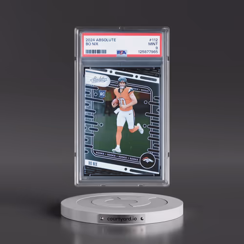 2024 Panini Absolute #112 Bo Nix (PSA 9 MINT)
