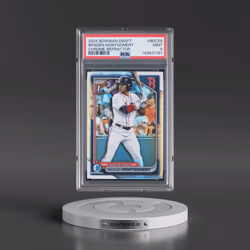2024 Bowman Draft #BDC58 Braden Montgomery - Chrome-Refractor (PSA 9 MINT)