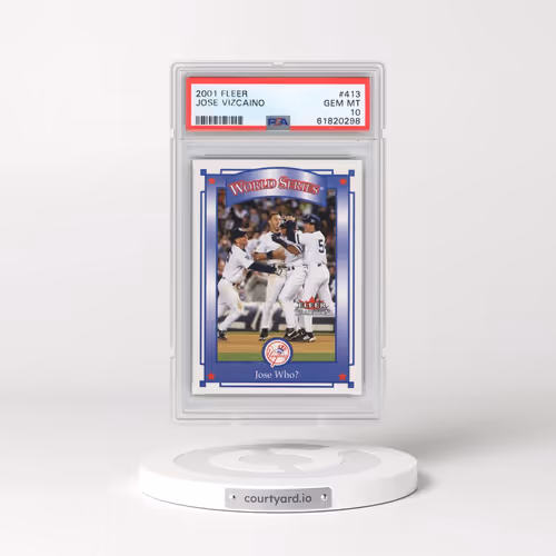 2001 Fleer #413 Jose Vizcaino (PSA 10 GEM MINT)