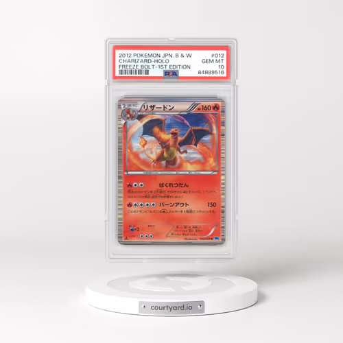 2012 Pokémon Black & White Freeze Bolt #012 Charizard - 1st Edition Holo (PSA 10 GEM MINT)