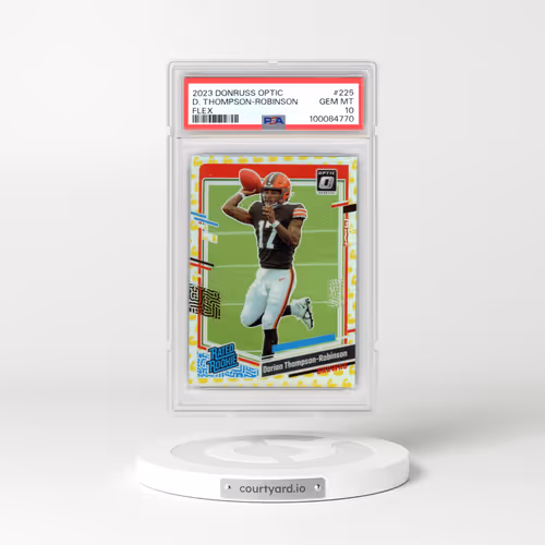 2023 Panini Donruss Optic #225 Dorian Thompson-Robinson - Flex (PSA 10 GEM MINT)