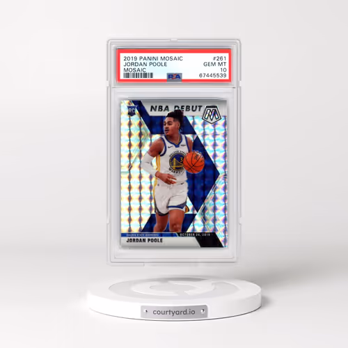 2019 Panini Mosaic #261 Jordan Poole - Mosaic (PSA 10 GEM MINT)