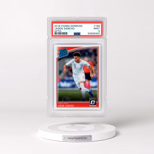 2018 Panini Donruss #189 Jadon Sancho - Optic (PSA 9 MINT)