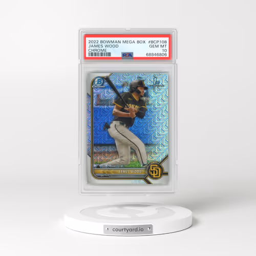 2022 Bowman Mega Box Chrome #108 James Wood (PSA 10 GEM MINT)
