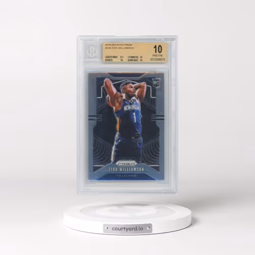 2019 Panini Prizm #248 Zion Williamson (BGS 10 PRISTINE)
