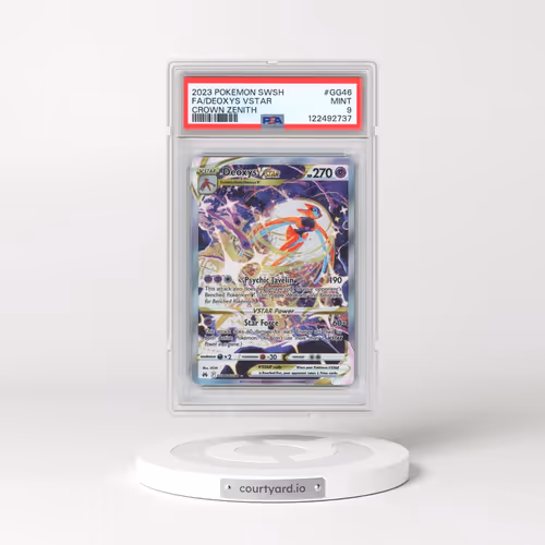 2023 Pokémon Sword and Shield Crown Zenith #GG46 Deoxys Vstar - Full Art (PSA 9 MINT)