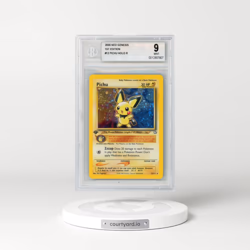 2000 Neo Genesis #12 Pichu - 1st Edition Holo (BGS 9 MINT)