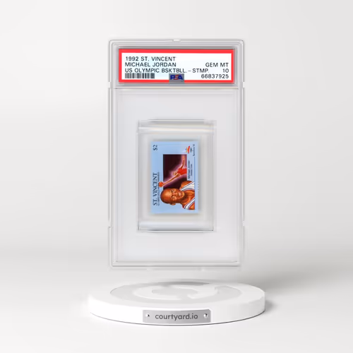 1992 St. Vincent US Olympic Basketball Michael Jordan - Stamp (PSA 10 GEM MINT)