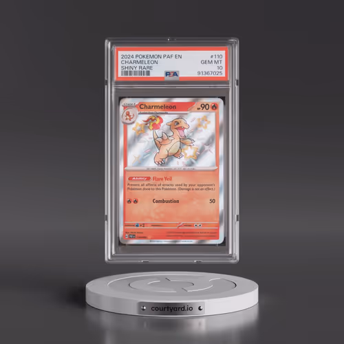 2024 Pokémon Paf EN-Paldean Fates #110 Charmeleon - Shiny Rare (PSA 10 GEM MINT)