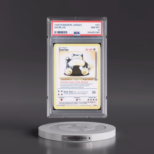 1999 Pokémon Jungle #27 Snorlax (PSA 8 NM-MT)