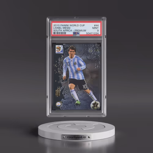 2010 Panini World Cup South Africa #44 Lionel Messi (PSA 9 MINT)
