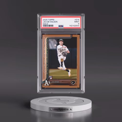 2025 Topps #314 Jacob Wilson - Gold (PSA 9 MINT)