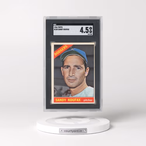 1966 Topps #100 Sandy Koufax (SGC 4.5 VG-EX+)