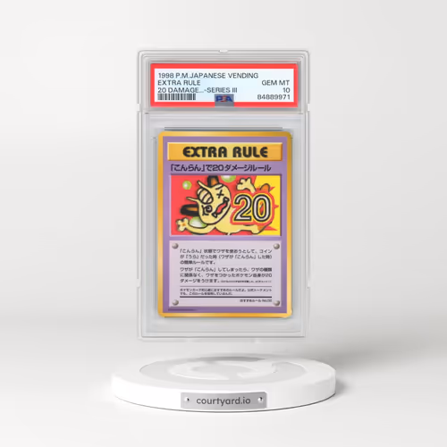 1998 Pokémon Vending Extra Rule - 20 Damage From Confusion-Series III (PSA 10 GEM MINT)