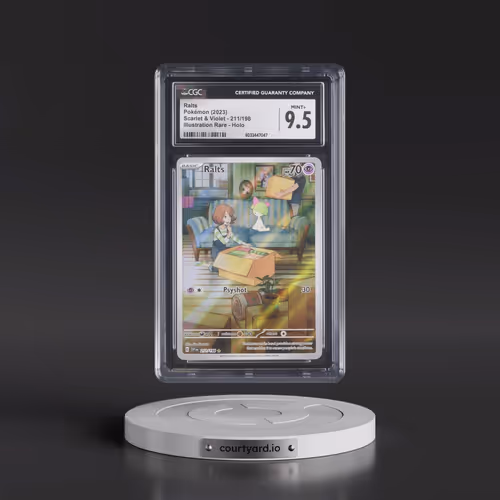 2023 Scarlet & Violet #211/198 Ralts - Illustration Rare (CGC 9.5 MINT+)