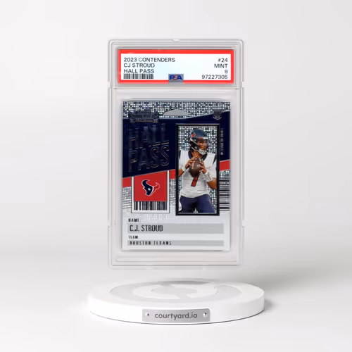 2023 Panini Contenders Hall Pass #24 CJ Stroud (PSA 9 MINT)