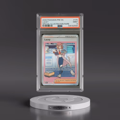 2025 Pokémon Pre EN-Prismatic Evolutions #175 Lacey - Special Illustration Rare (PSA 9 MINT)