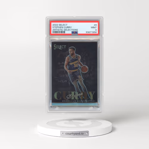 2022 Panini Select Artistic Selections #6 Stephen Curry (PSA 9 MINT)