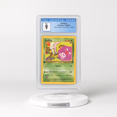 2000 Team Rocket #58/82 Koffing - 1st Edition 1st Edition (CGC 9 MINT)
