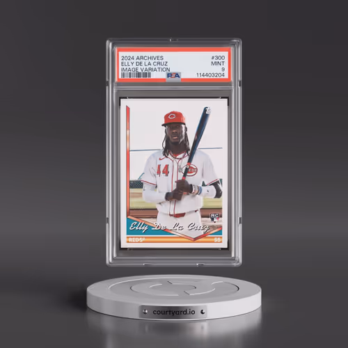 2024 Topps Archives #300 Elly de La Cruz - Image Variation (PSA 9 MINT)