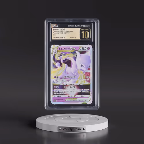 2022 Pokémon GO #031/071 Mewtwo VSTAR - Holo (CGC 10 PRISTINE)