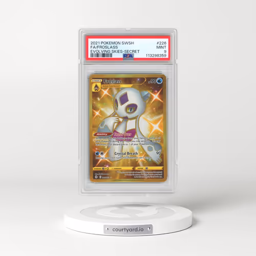 2021 Pokémon Sword & Shield Evolving Skies #226 Froslass - Full Art Secret (PSA 9 MINT)