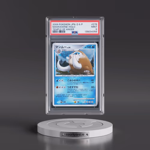 2008 Pokémon Diamond & Pearl Temple of Anger #278 Mamoswine - Holo (PSA 9 MINT)