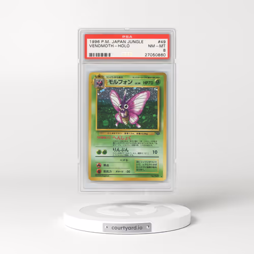 1997 Japanese Jungle #49 Venomoth - Holo (PSA 8 NM-MT)
