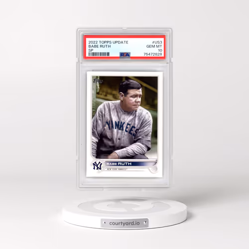 2022 Topps Update #US3 Babe Ruth - SP (PSA 10 GEM MINT)