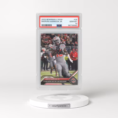 2023 Bowman U Now #25 Marvin Harrison Jr. (PSA 10 GEM MINT)
