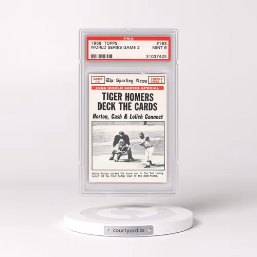 1969 Topps #163 World Series Game 2 (PSA 9 MINT)