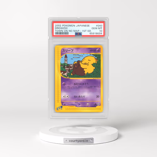 2002 Pokémon the Town on No Map #040 Drowzee - 1st Edition (PSA 10 GEM MINT)