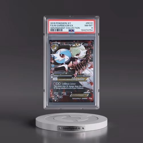 2016 Pokémon XY Generations Radiant Collection #RC31 M Gardevoir EX - Holo Full Art (PSA 8 NM-MT)