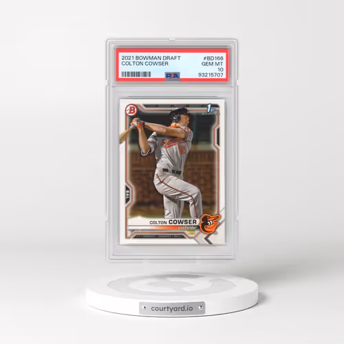2021 Bowman Draft #BD166 Colton Cowser (PSA 10 GEM MINT)