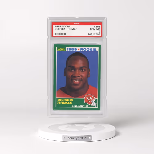1989 Score #258 Derrick Thomas (PSA 10 GEM MINT)