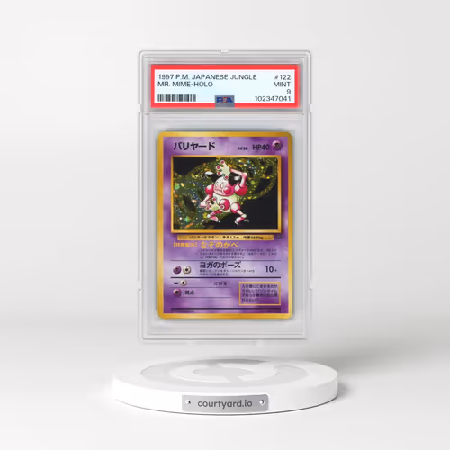 1997 Pokémon Jungle #122 Mr. Mime - Holo (PSA 9 MINT)