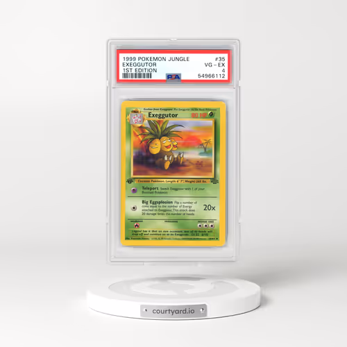 1999 Pokémon Jungle #35 Exeggutor - 1st Edition (PSA 4 VG-EX)