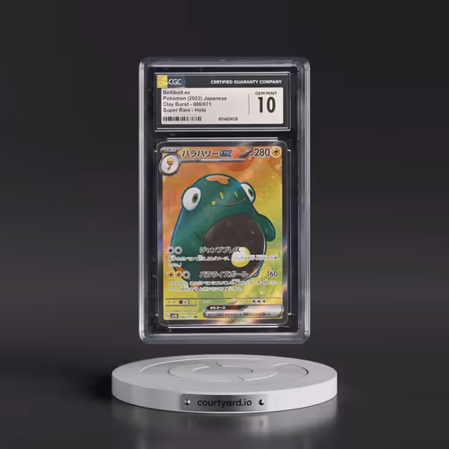 2023 Clay Burst #086/071 Bellibolt ex - Super Rare Holo (CGC 10 GEM MINT)