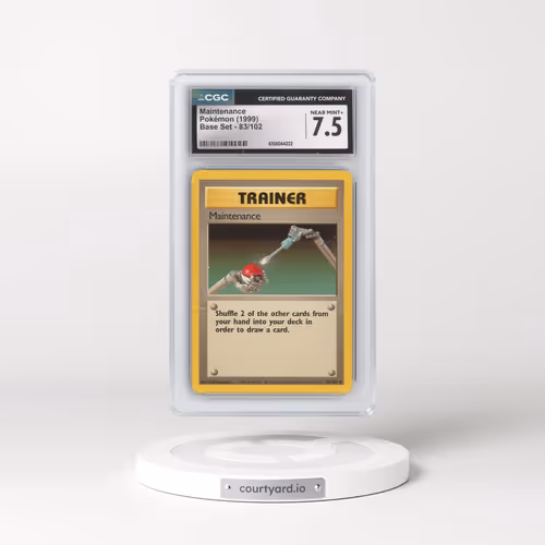 1999 Base Set #83/102 Maintenance (CGC 7.5 NM+)