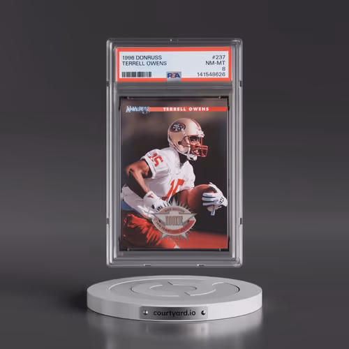 1996 Donruss #237 Terrell Owens (PSA 8 NM-MT)