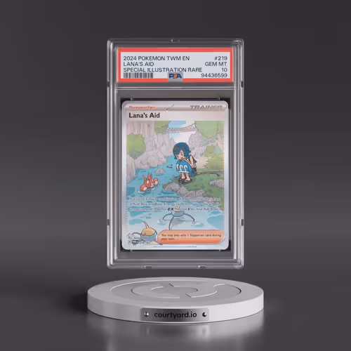 2024 Pokémon Twm EN-Twilight Masquerade #219 Lana's Aid - Special Illustration Rare (PSA 10 GEM MINT