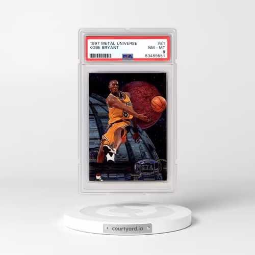 1997 Metal Universe #81 Kobe Bryant (PSA 8 NM-MT)