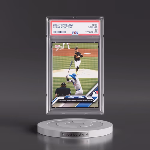 2024 Topps Now #264 Paul Skenes/Shohei Ohtani (PSA 10 GEM MINT)