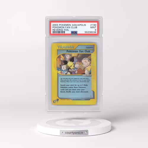 2003 Pokémon Aquapolis #130 Pokemon Fan Club - Reverse Foil (PSA 9 MINT)