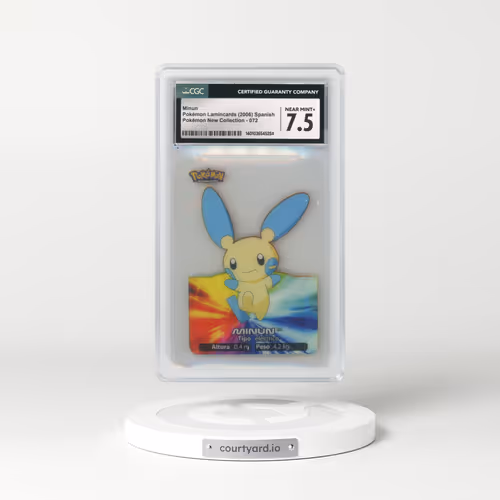 2006 Pokémon New Collection (2006)(2005 on Card) #072 Minun (CGC 7.5 NM+)