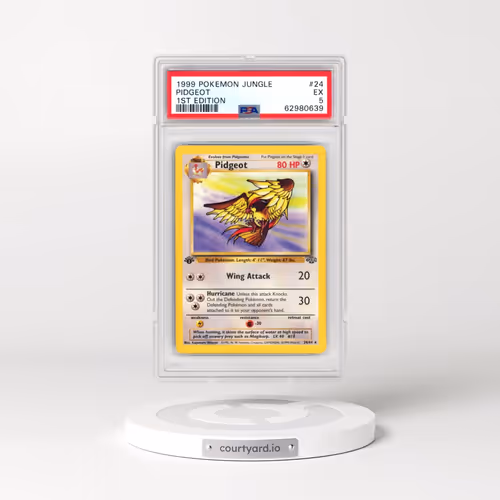 1999 Pokémon Jungle #24 Pidgeot - 1st Edition (PSA 5 EX)