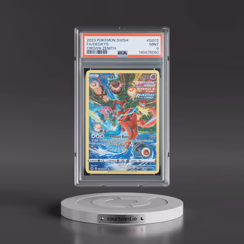 2023 Pokémon Sword and Shield Crown Zenith #GG12 Deoxys - Full Art (PSA 9 MINT)