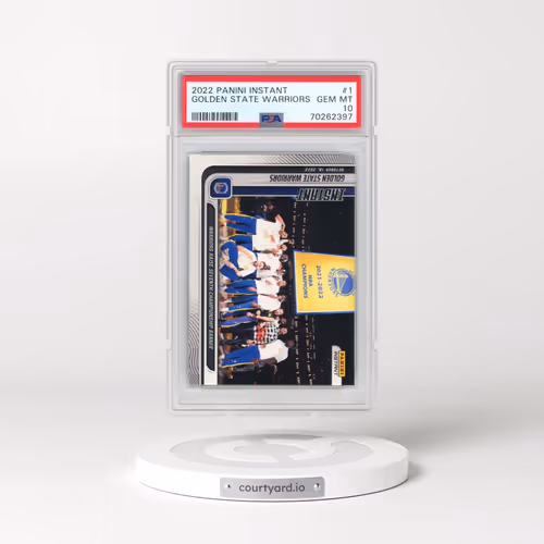 2022 Panini Instant #1 Golden State Warriors (PSA 10 GEM MINT)