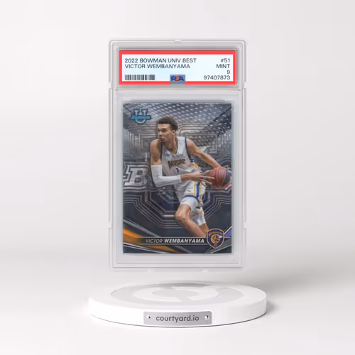 2022 Bowman University Best #51 Victor Wembanyama (PSA 9 MINT)
